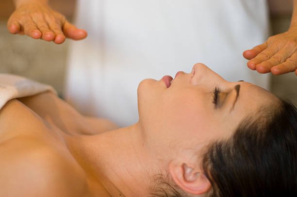 Reiki training session at Ravenwood Reiki, Redwood City, CA